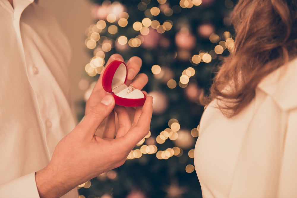 Celebrate Special Occasions at One of the Best Okoboji Hotels for Couples, photo of a man proposing to a woman